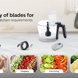 PHILIPS 750W Mixer Grinder with 4 Jars (HL7707/00, Black )