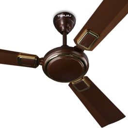 Bajaj 1200MM (48 Inch) Ceiling Fan with 100% Copper Motor and Alluminium Blades, Timber Golden, GRACE NEO BBD