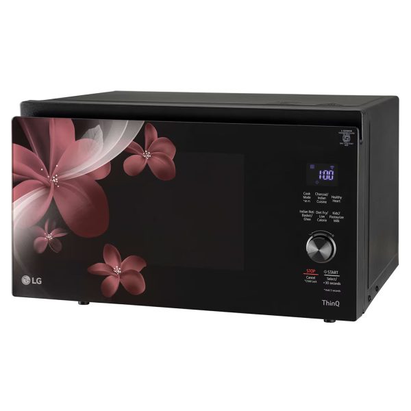 LG 32L Charcoal Convection Microwave Oven (MJEN326PKW, Black)