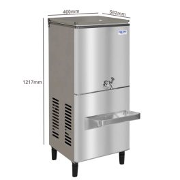 Voltas 15/40 FSS, 40 Litre Water Cooler with 15 Litre Cooling Capacity with Fully Stainless, Silver