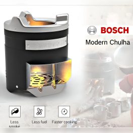 Bosch Modern Chulha (NB0001, Black)