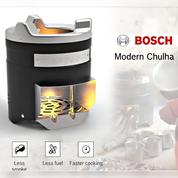 Bosch Modern Chulha (NB0001, Black)