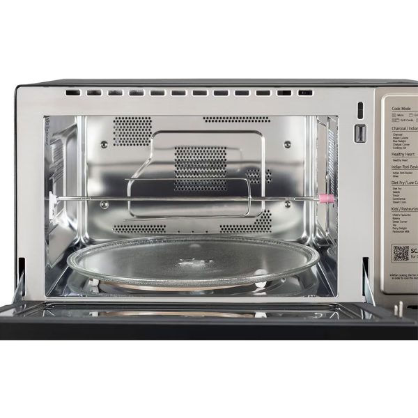 LG 32L Charcoal Convection Microwave Oven (MJEN326PKW, Black)