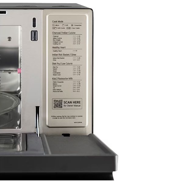 LG 32L Charcoal Convection Microwave Oven (MJEN326PKW, Black)