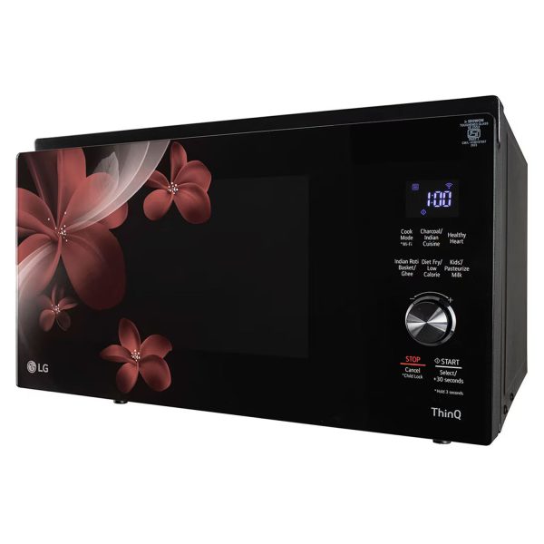 LG 32L Charcoal Convection Microwave Oven (MJEN326PKW, Black)