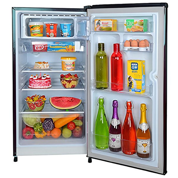 GEM 92 Litre Minibar Fridge with 1 Star Rating and Silent Operation, Silver, GRN120HSTP