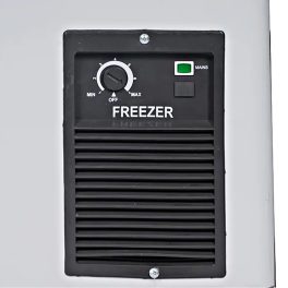 Voltas 326 Litre Glass Top Deep Freezer with 5 Star Rating and Inbuilt LED Lights, White, GT440GA5