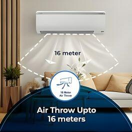 Daikin FTKM50UV 1.5 Ton 5 Star Inverter Split AC with 16 Meters Air Throw PM 2.5 Filter, White