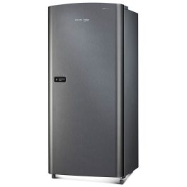 Voltas Beko RDC208E/S0XIR, 175 Litre 1 Star Single Door With Toughened Glass Shelves, Silver