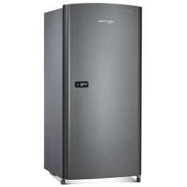 Voltas Beko RDC208E/S0XIR, 175 Litre 1 Star Single Door With Toughened Glass Shelves, Silver
