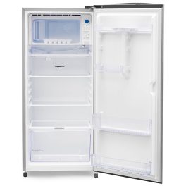 Voltas Beko RDC208E/S0XIR, 175 Litre 1 Star Single Door With Toughened Glass Shelves, Silver