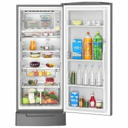 Whirlpool 215 Impro Roy 3S, 192 Litre 3 Star Single Door Refrigerator with Base Drawer, Stabilizer Free Operation and Upto 7 Days Garden Freshness, Cool Illusia