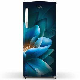 Whirlpool 215 Impro Prm, 192 Litre 3 Star Single Door Refrigerator with Fast Ice Making and Upto 7 Days of Garden Freshness, Saphire Forest