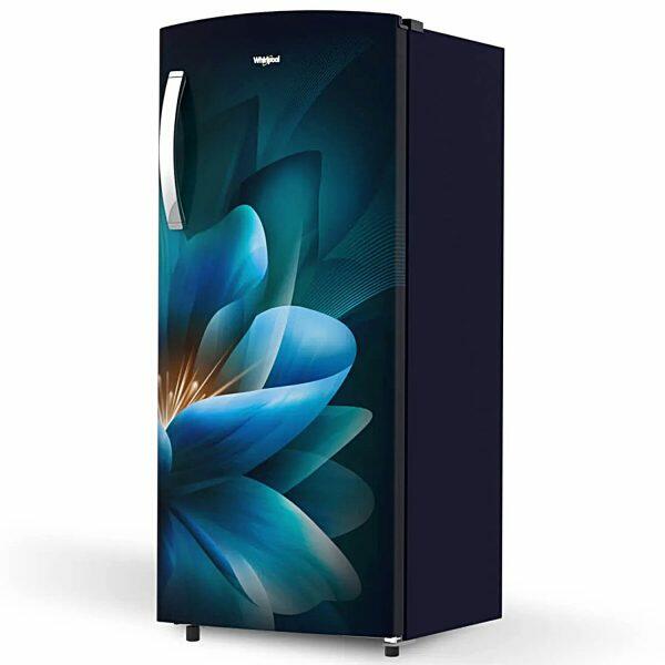 Whirlpool 215 Impro Prm, 192 Litre 3 Star Single Door Refrigerator with Fast Ice Making and Upto 7 Days of Garden Freshness, Saphire Forest