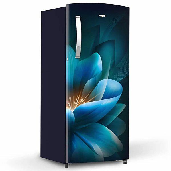 Whirlpool 215 Impro Prm, 192 Litre 3 Star Single Door Refrigerator with Fast Ice Making and Upto 7 Days of Garden Freshness, Saphire Forest
