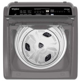 Whirlpool Whitemagic Elite Plus, 7.5 KG Fully Automatic Top Load Machine with Hard Water Wash, Zero Pressure Fill and 5 Star Rating, Grey