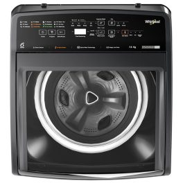 Whirlpool Stainwash Pro H, 5 Star Fully Automatic Top Load Machine with In Built Heater, Zero Pressure Fill Technology and Hard Water Wash, Grey