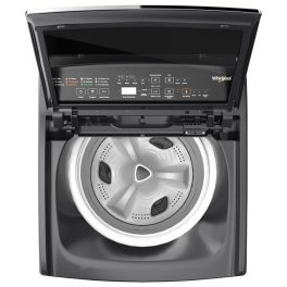 Whirlpool Stainwash Pro H, 5 Star Fully Automatic Top Load Machine with In Built Heater, Zero Pressure Fill Technology and Hard Water Wash, Grey