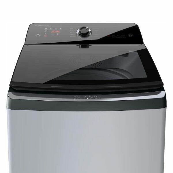 Bosch WOE703SOIN, 7 KG Fully Automatic Top Load Machine with Jog Dial and Soft Close Door, Silver