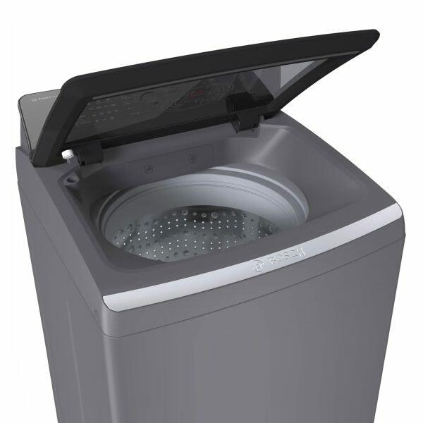 Bosch WOE701DOIN, 7 KG Fully Automatic Top Load Machine with Reload Function, Grey