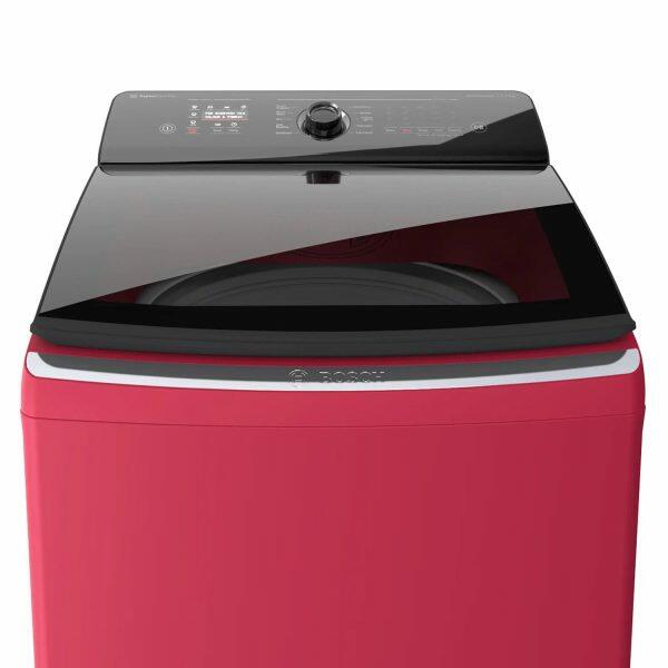 Bosch WOI755ROIN, 7.5 KG Fully Automatic Top Load with Jog Dial and Powerwave Wash System, Red