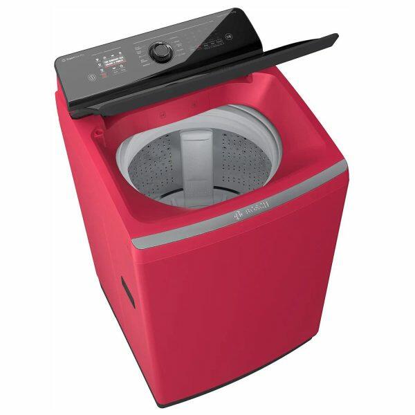 Bosch WOI755ROIN, 7.5 KG Fully Automatic Top Load with Jog Dial and Powerwave Wash System, Red