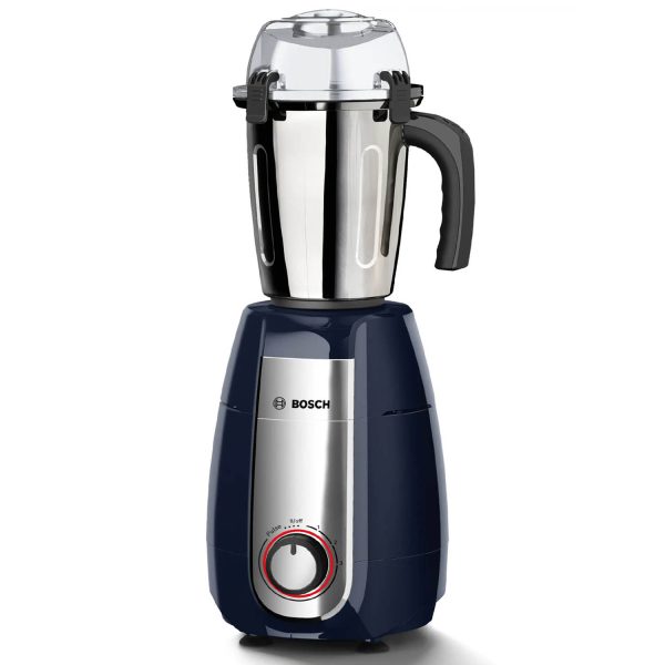 Bosch MGM6642DIN, 750 Watts 4 Jar Mixer Grinder with Stone Pounding Technology, Dark Blue