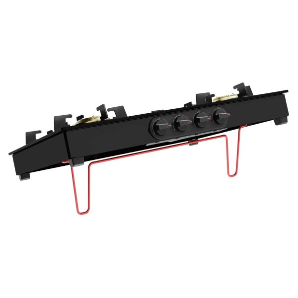 Bosch PNP0E6W10I, 4 Burner 60CM Cooktop with Lifetime Warranty on Glass, XXL Cooking Space and Cleaning Stand, Black