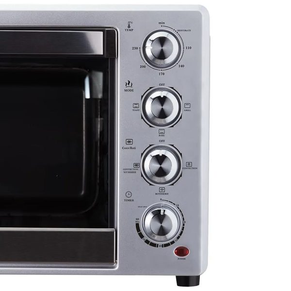 Morphy Richards 54Litre OTG with 2000 Watts Motor ,Stainless Steel Body 0-90 Minutes bypass Timer, Silver, OTG54 RC-SS