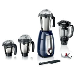 Bosch MGM8842DIN, 1000 Watt 4 Jar Mixer Grinder with Stone Pounding Technology, Dark Blue