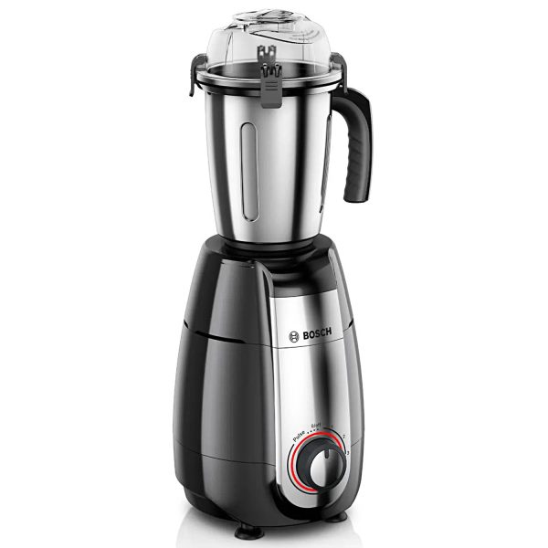 Bosch MGM8856BIN, 1000 watts 5 Jar Mixer Grinder with blunt Pounding Blade with 60 Minutes Motor Rating, Black
