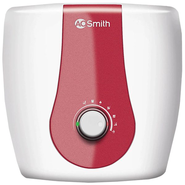 AO Smith Xpress, 6 Litre 5 Star Vertical Storage Geyser with Adjustable Thermostat Knob, White