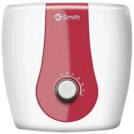 AO Smith Xpress, 10 Litre 5 Star Vertical Storage Geyser with Adjustable Thermostat Knob, White