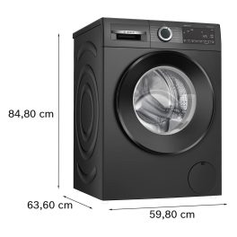 Bosch 8 KG 1200 RPM Fully Automatic Front Load Machine with Stain Wash Selection with 8 Programes, Dark Lake, WGA1320TIN