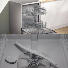 Bosch SMS6ITI, 13 Place IOT Enabled Freestanding Dishwasher with 3 Stage Rackmatic Design, Silver