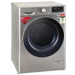 LG FHV1207ZWP, 7 KG 1200 RPM Front Load with AI 6 Motion Direct Drive and Steam, Silver