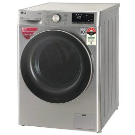 LG FHV1207ZWP, 7 KG 1200 RPM Front Load with AI 6 Motion Direct Drive and Steam, Silver