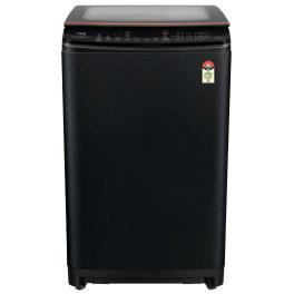 Voltas Beko WTL65VPBGX, 6.5 KG Fully Automatic Top Load Machine with Side Waterfall, Baffle Filter and Soft Close Lid, Black