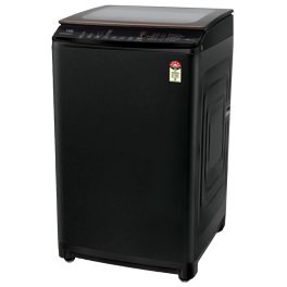 Voltas Beko WTL65VPBGX, 6.5 KG Fully Automatic Top Load Machine with Side Waterfall, Baffle Filter and Soft Close Lid, Black