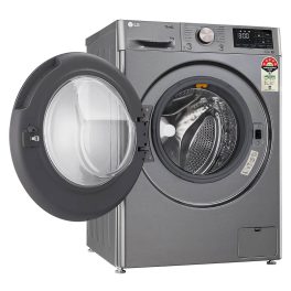 LG FHP1410Z7P, 10 KG 1400 RPM Fully Automatic Front Load Machine with Direct Drive Motor, Steam+ and LG ThinQ, Silver