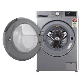 LG FHP1410Z7P, 10 KG 1400 RPM Fully Automatic Front Load Machine with Direct Drive Motor, Steam+ and LG ThinQ, Silver
