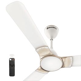 Atomberg 1200MM (48 Inch) BLDC Ceiling Fan with IOT and Remote and LED Indicators, Snow White, ERICA SMART