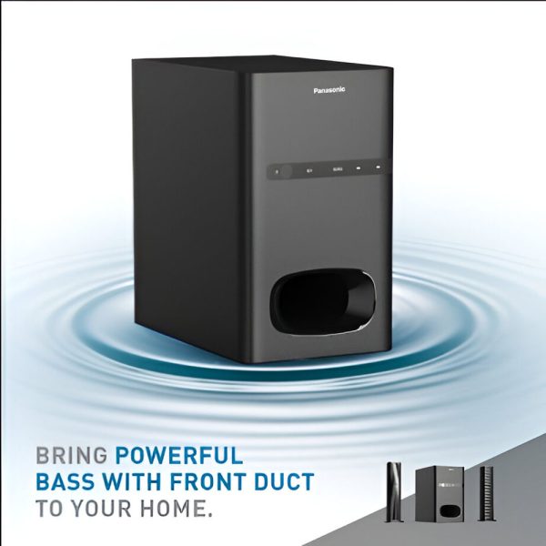 Panasonic 80 Watts Home Theatre with 2.1 Channel Convertible Soundbar and RemotMe, Black, HT260GW