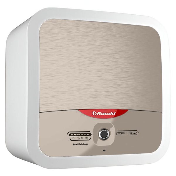 Racold Omnis Lux, 10 Litre Storage Water Heater with 5 Star Rating, Smart Control Tech and Auto Diagnostics, White