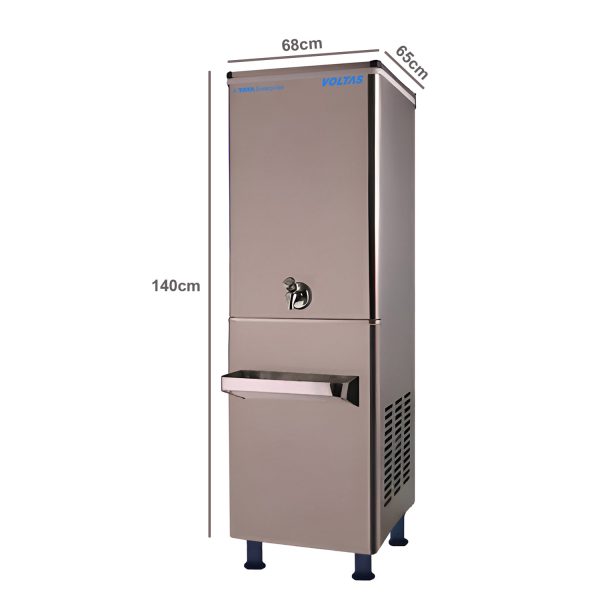 Voltas 15/20 FSS, 15 Litre Cooling Capacity Water Cooler with Fully Stainless Steel Body, Silver