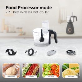 PHILIPS 750W Mixer Grinder with 4 Jars (HL7707/00, Black )