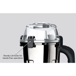 Bosch MGM8842DIN, 1000 Watt 4 Jar Mixer Grinder with Stone Pounding Technology, Dark Blue