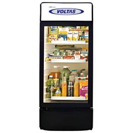 Voltas VC220 Single Door Visi Cooler, Black