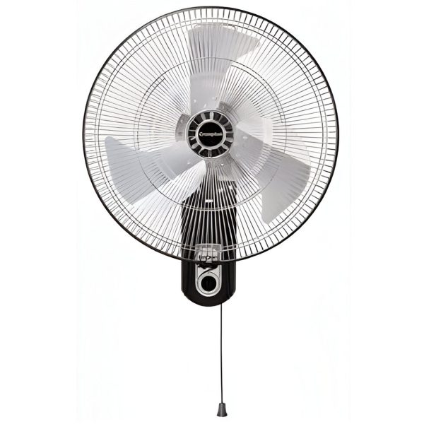 Crompton Wall Fan, 18 Inch Powerful Wall Fan with 100 CMM, 1400 RPM High Speed Delivery and 3 Speed Settings, Black, STORM 2