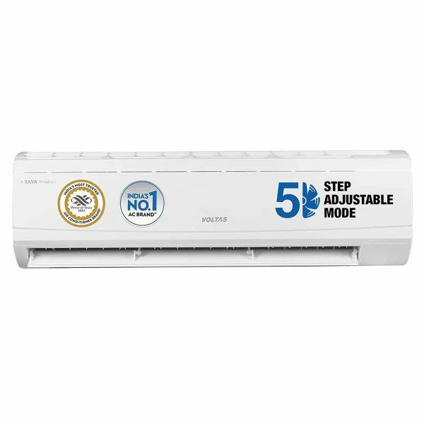 Voltas 245V Vectra Plus 2 Ton 5 Star Inverter Split AC with 4-in-1 Convertible, White